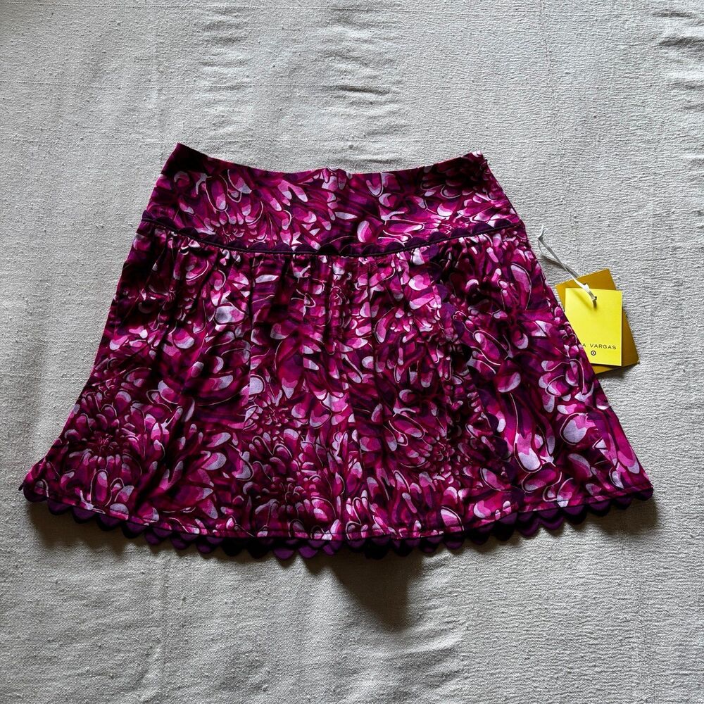 Kika Vargas Floral Print Skirt